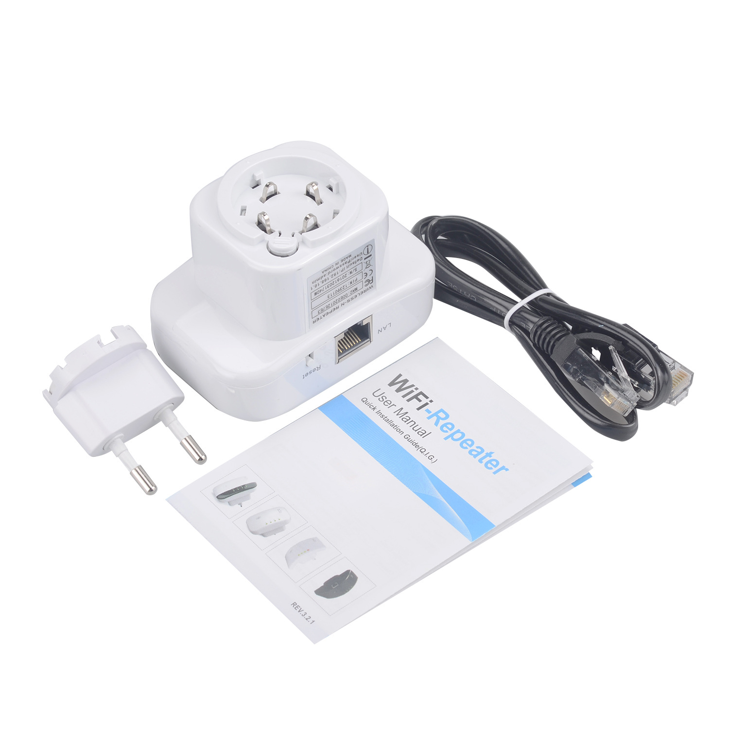 Wireless Repeater Router WiFi Signal Amplifier Small Bread Routing Extender 300m Wifi Extender