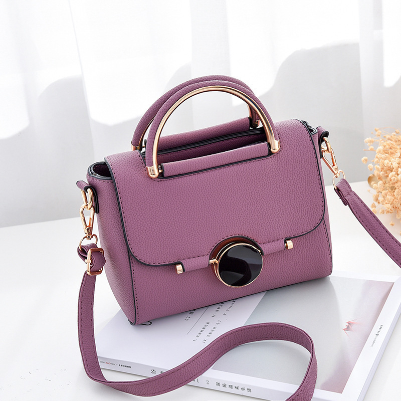 Fashion handbag shoulder PU Leather bags women zipper lady