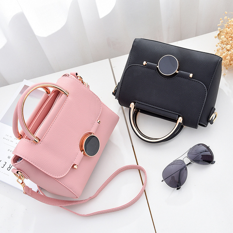Fashion handbag shoulder PU Leather bags women zipper lady