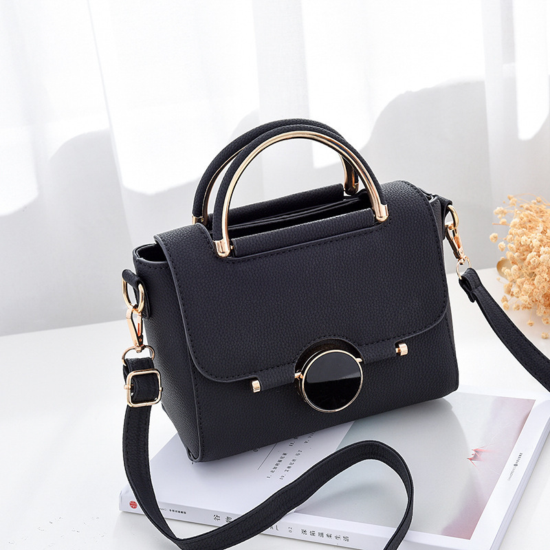 Fashion handbag shoulder PU Leather bags women zipper lady