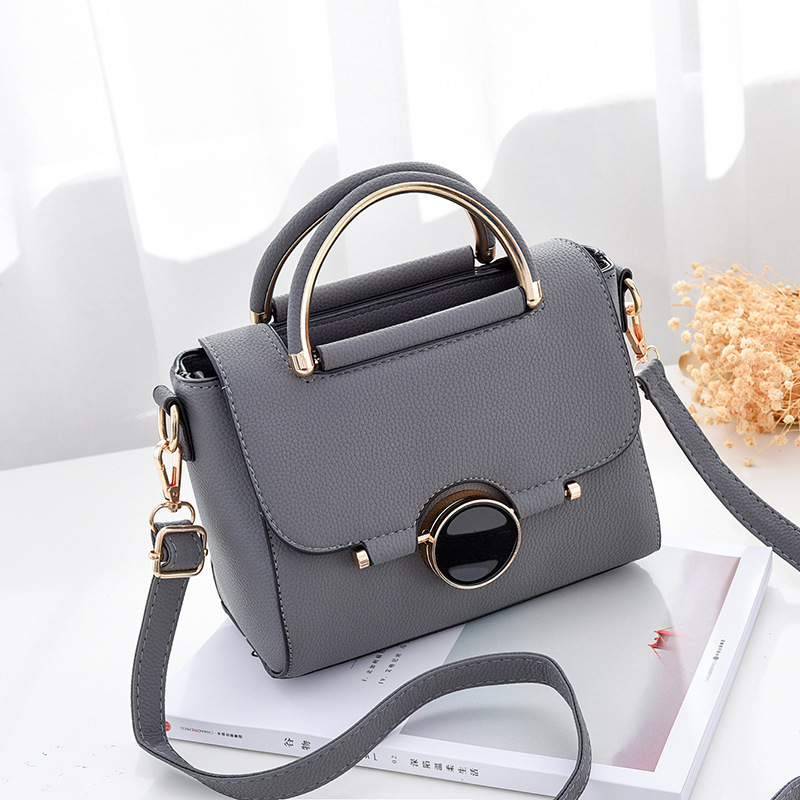 Fashion handbag shoulder PU Leather bags women zipper lady