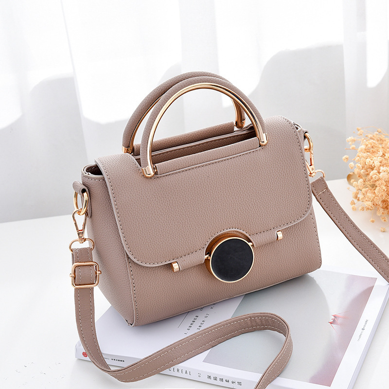 Fashion handbag shoulder PU Leather bags women zipper lady