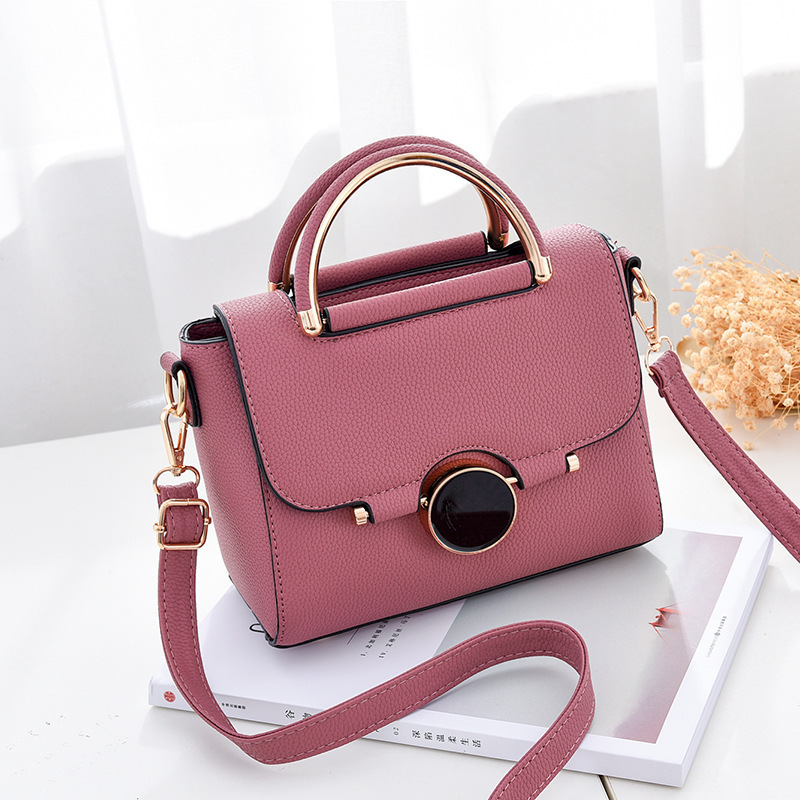 Fashion handbag shoulder PU Leather bags women zipper lady