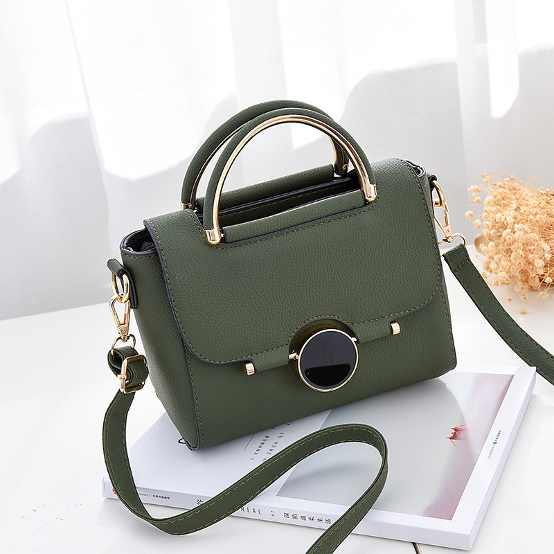 Fashion handbag shoulder PU Leather bags women zipper lady