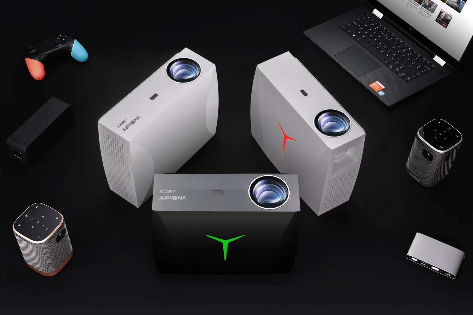 New f40up Full Hd 1080p office and home Android 2 + 16g intelligent WiFi projector