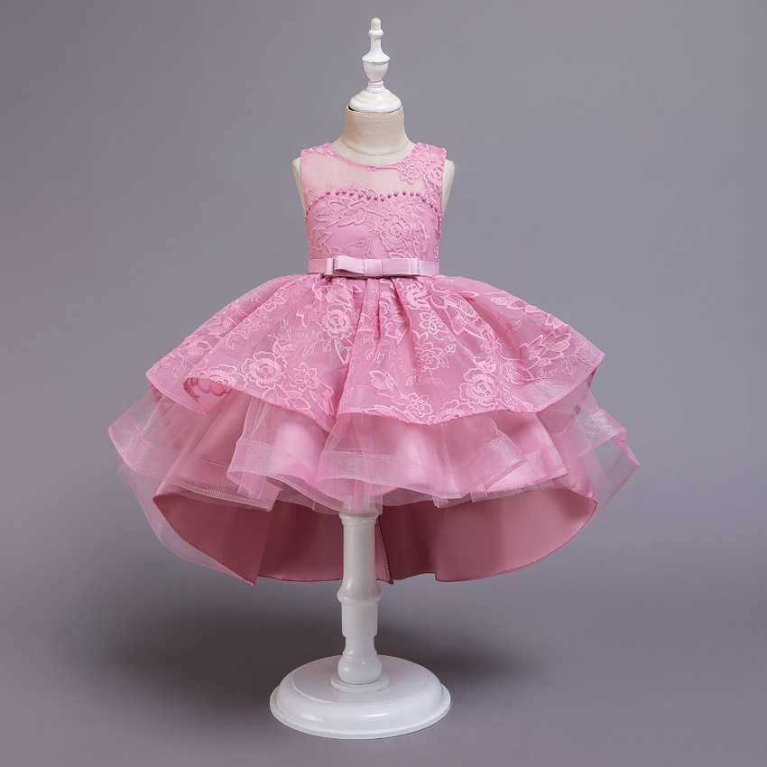 New children's dress lace wedding dress show dress