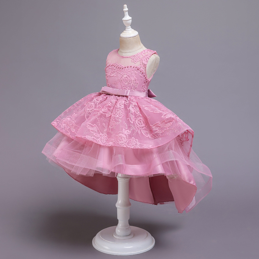 New children's dress lace wedding dress show dress