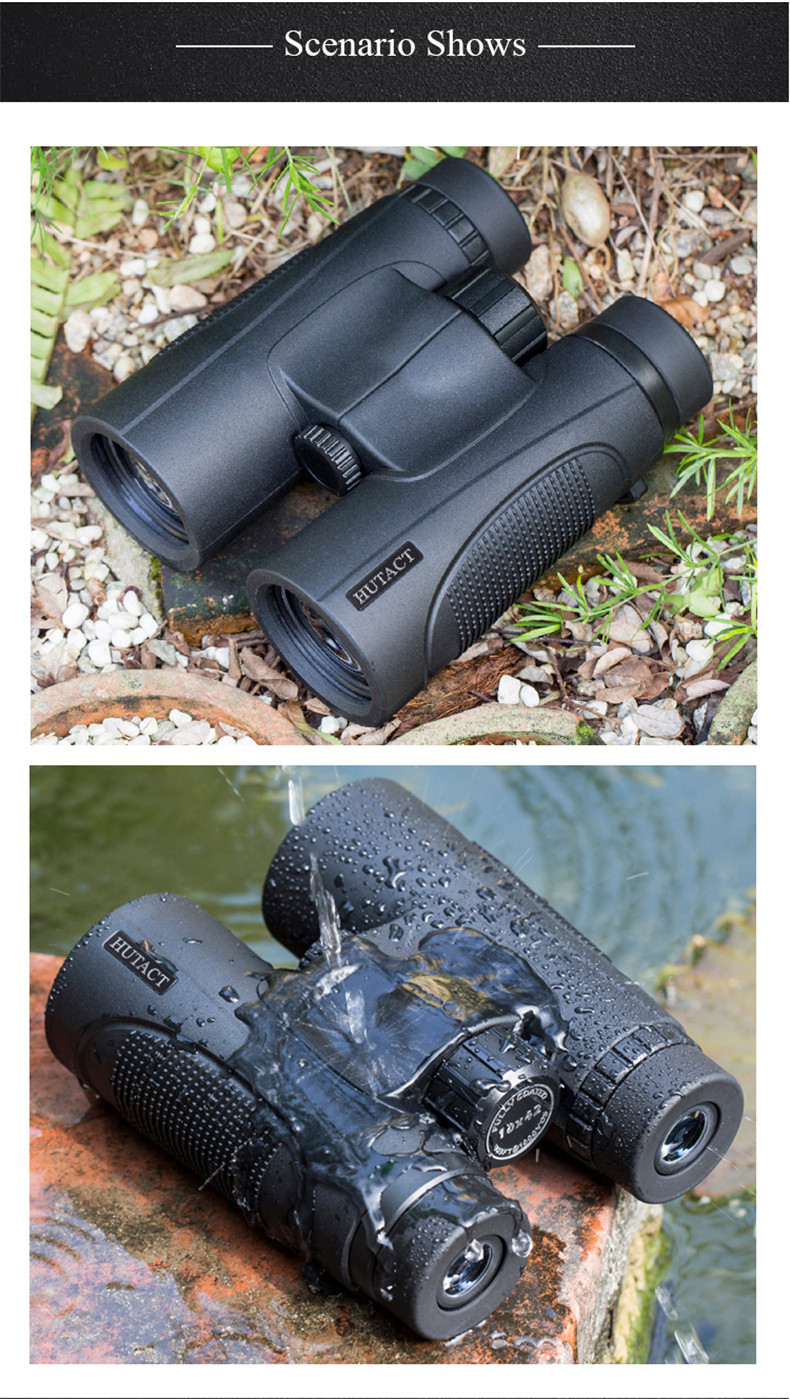 Outdoor bird watching and fishing 10X42 large objective binoculars 16.5 large prism