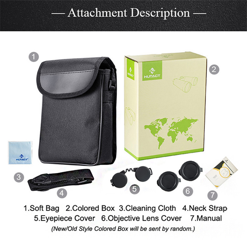 Outdoor bird watching and fishing 10X42 large objective binoculars 16.5 large prism
