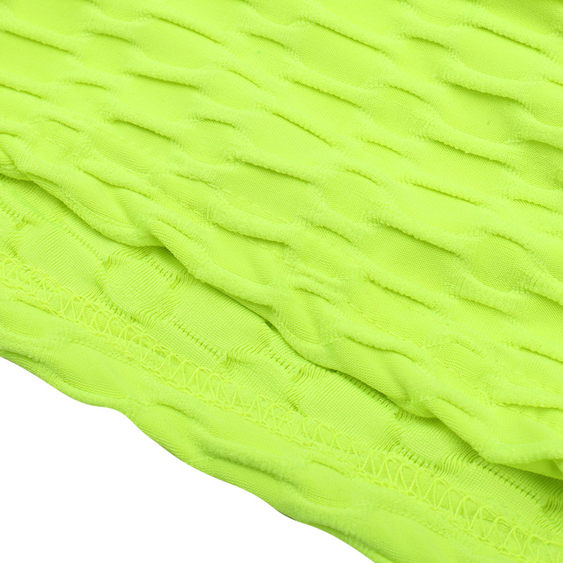 2021 Summer new women's clothing pineapple solid color shorts sports vest suit women's clothing