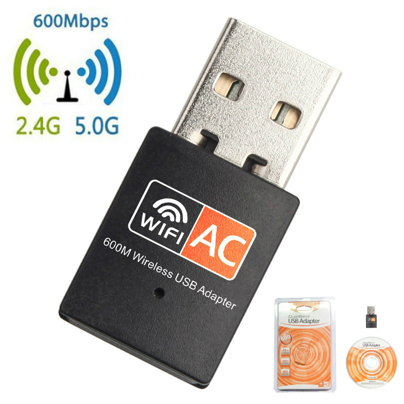 Dual frequency USB network card AC600m wireless wifi network receiver RTL8811 mini network card