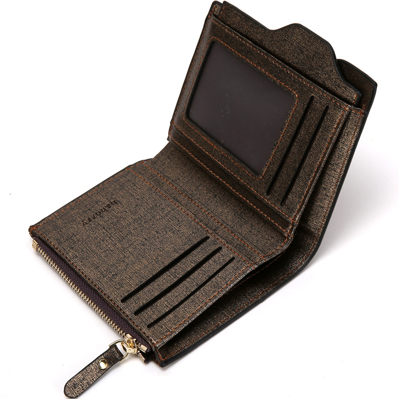 Business men's wallet men's fashion zipper men's bag zero wallet men's wallet