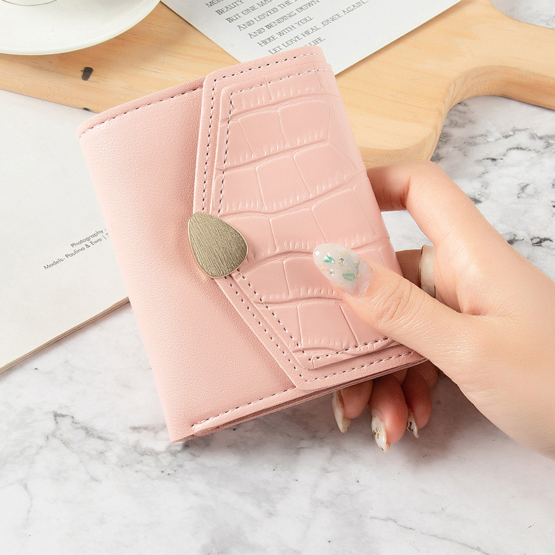 2021 Korean anti degaussing small fresh compact women's thin multi card zero wallet