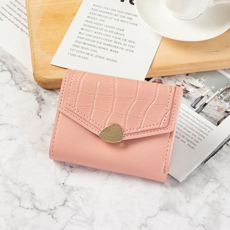 2021 Korean anti degaussing small fresh compact women's thin multi card zero wallet