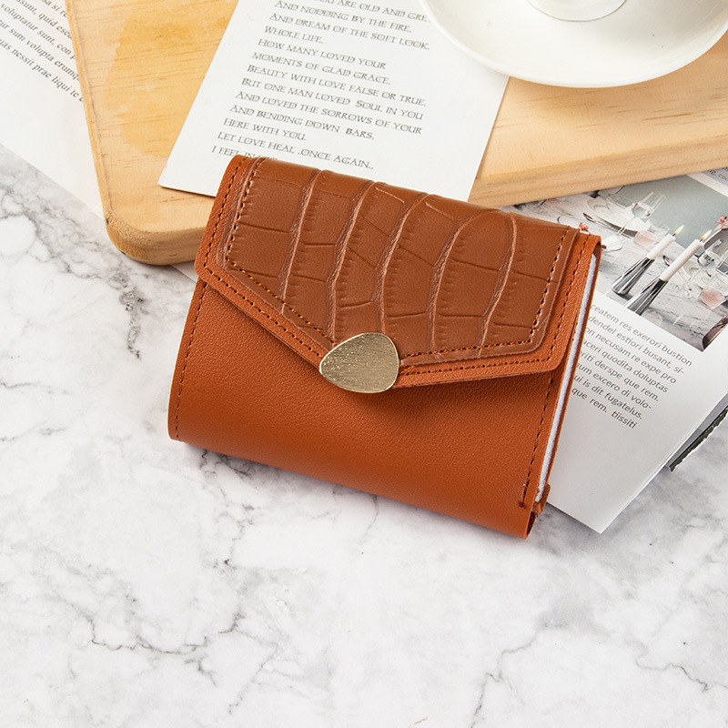 2021 Korean anti degaussing small fresh compact women's thin multi card zero wallet