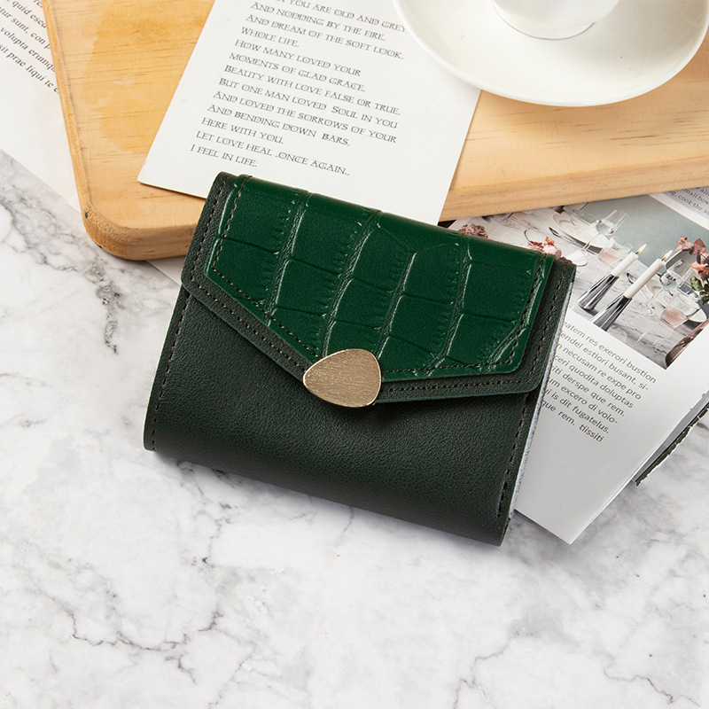 2021 Korean anti degaussing small fresh compact women's thin multi card zero wallet