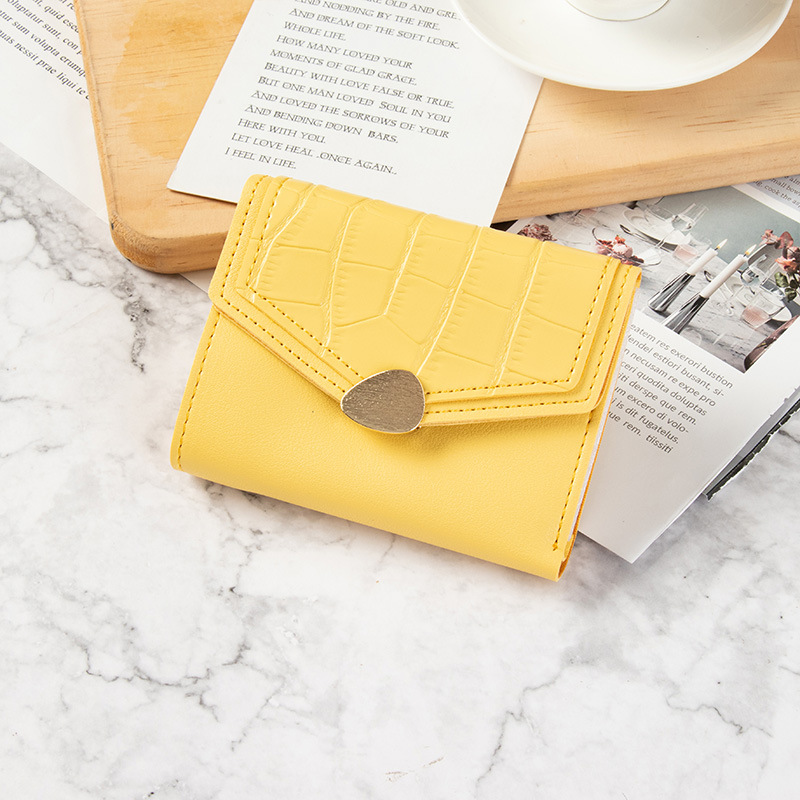 2021 Korean anti degaussing small fresh compact women's thin multi card zero wallet