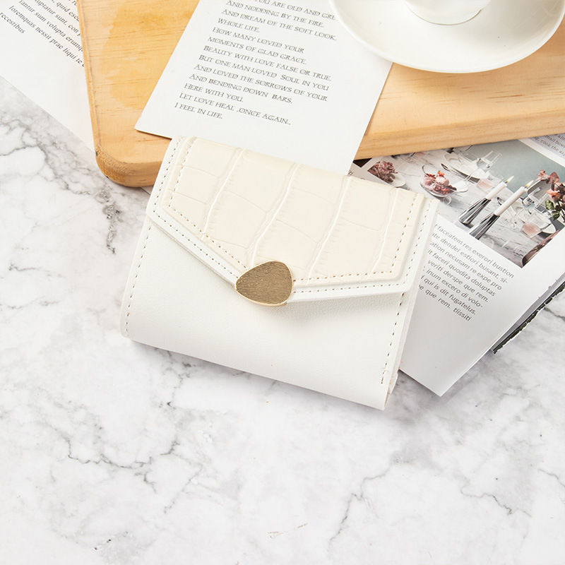 2021 Korean anti degaussing small fresh compact women's thin multi card zero wallet