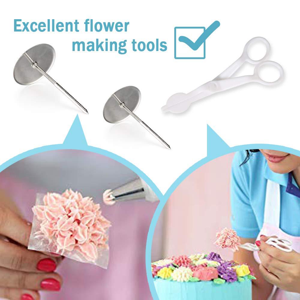 128pcs Cake turntable set cake mounting mouth anti slip turntable spatula