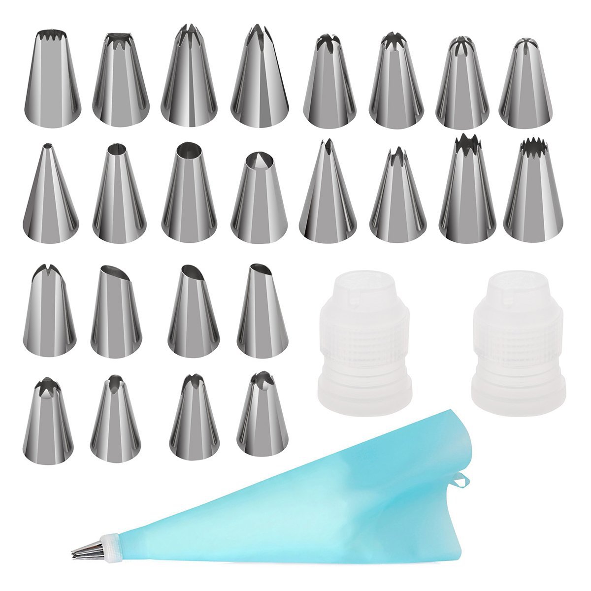 128pcs Cake turntable set cake mounting mouth anti slip turntable spatula