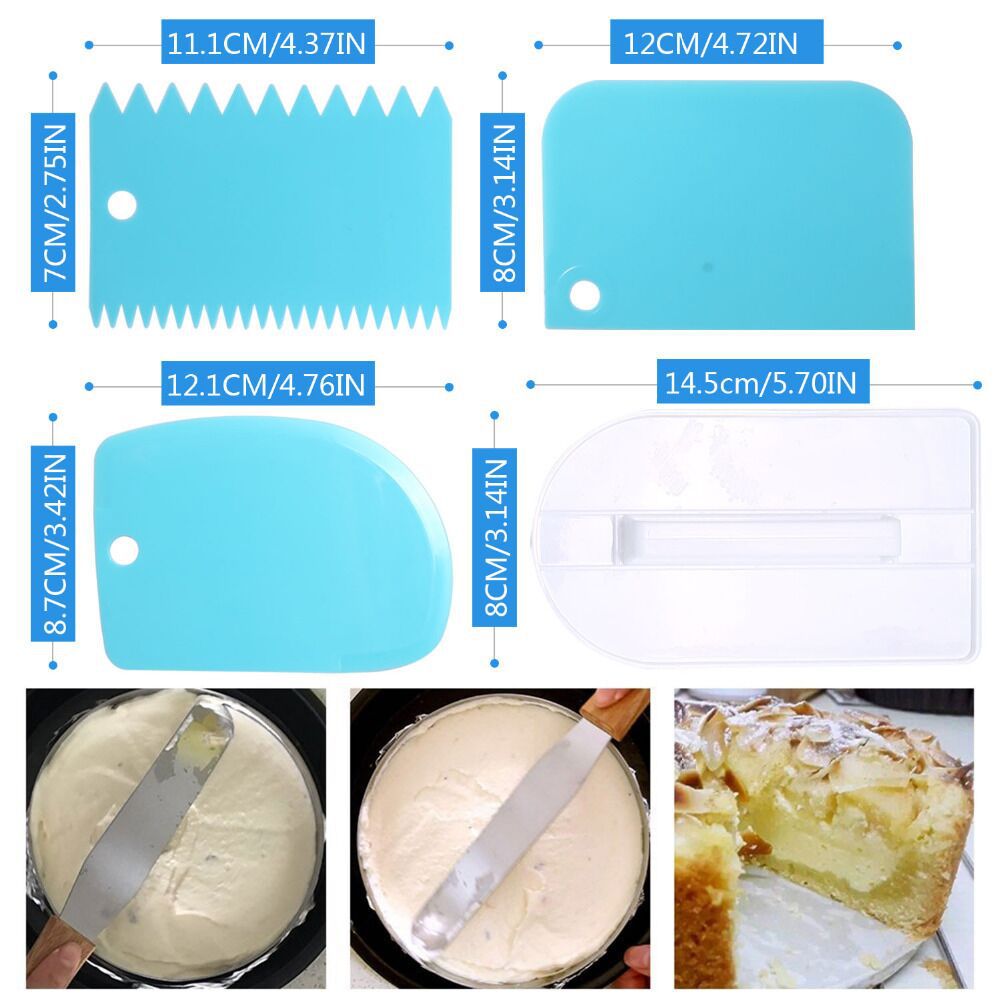 73Pcs Cake turntable set flower mounting bag flower mounting mouth spatula scraper