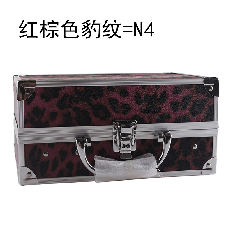 MISS ROSE leopard Makeup Bag Makeup Artist special makeup box eye shadow disc view 2
