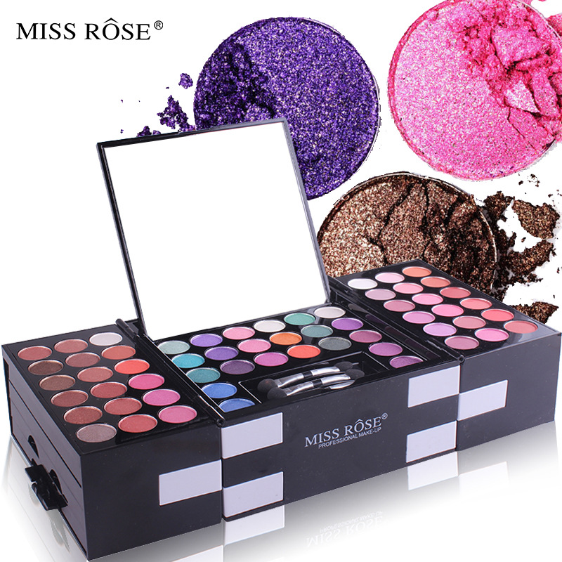 142 color eye shadow 3 Color Blush 3 color eyebrow powder make-up box makeup artist special makeup