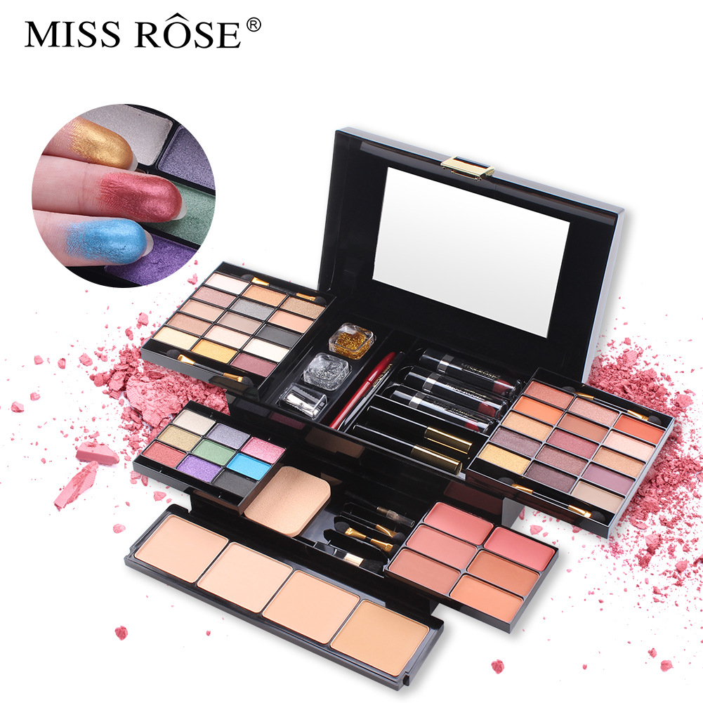 39 Color matte eye shadow box cosmetic case blush high gloss powder box multifunctional repair plate