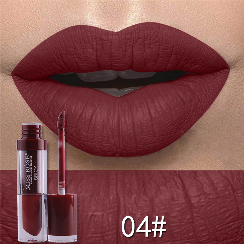 24Pcs matte not easy to stick cup lip gloss 24 color waterproof not easy to decolorize Lip view 7