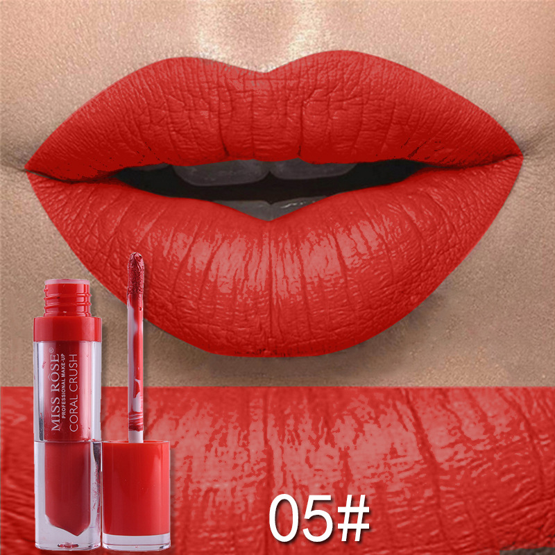 24Pcs matte not easy to stick cup lip gloss 24 color waterproof not easy to decolorize Lip view 8