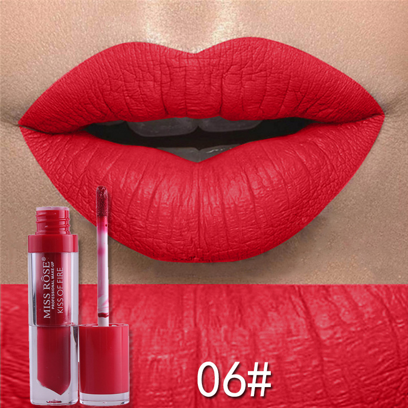 24Pcs matte not easy to stick cup lip gloss 24 color waterproof not easy to decolorize Lip view 9
