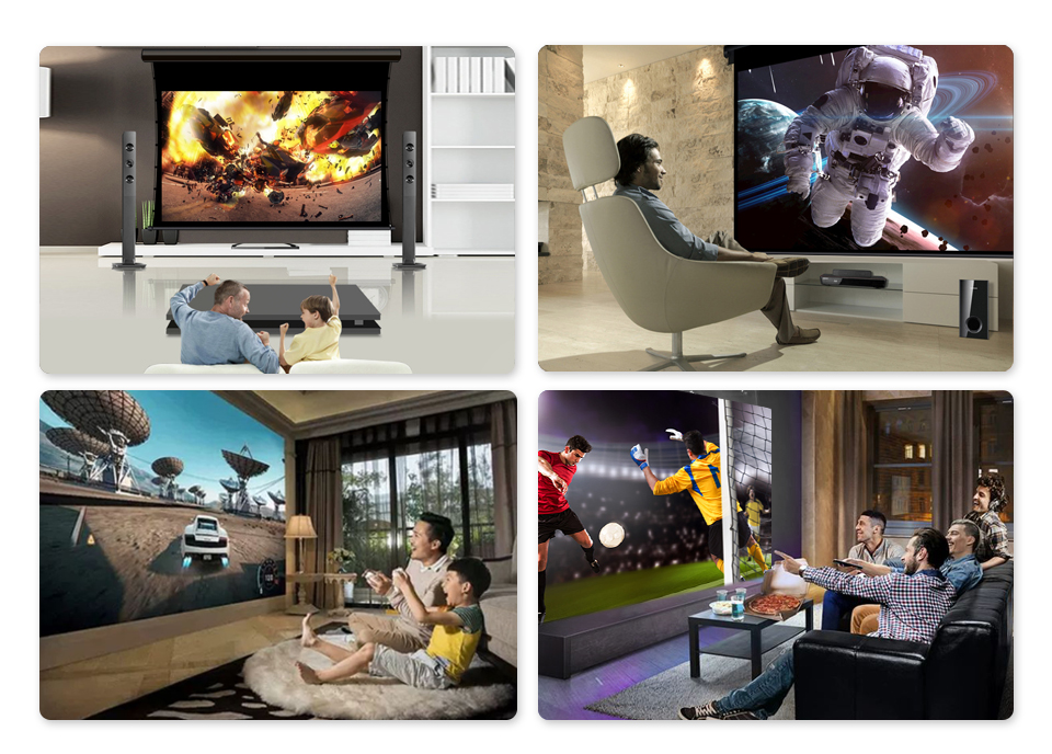 K15 Dustproof Light Machine Full HD 1080p Home Theater LED Projector
