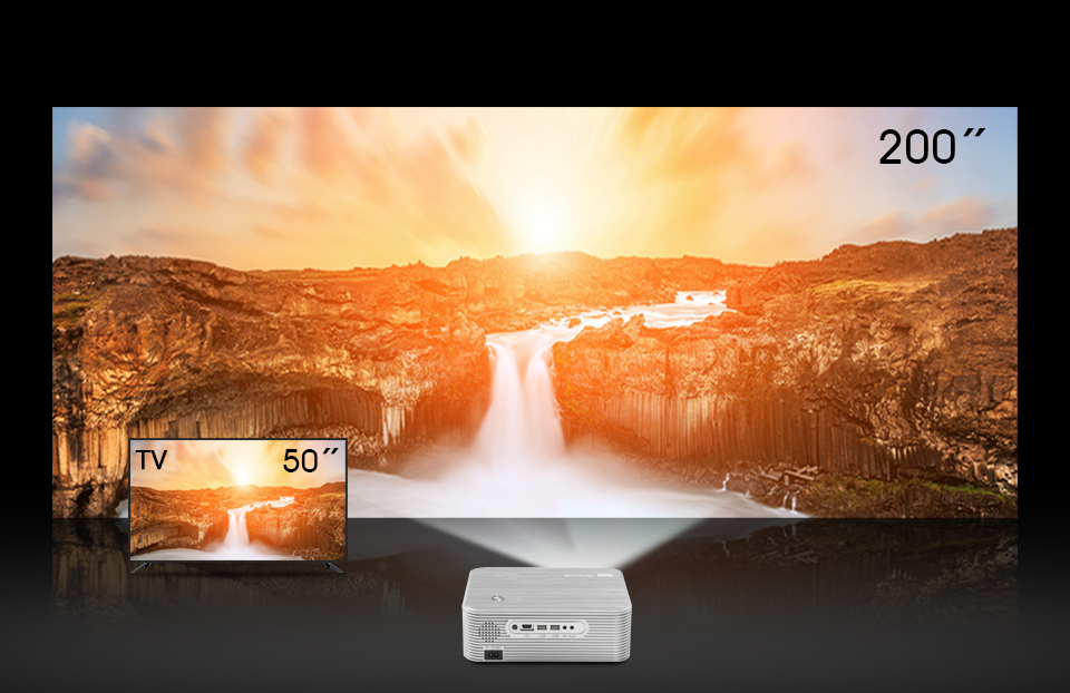 K15 Dustproof Light Machine Full HD 1080p Home Theater LED Projector