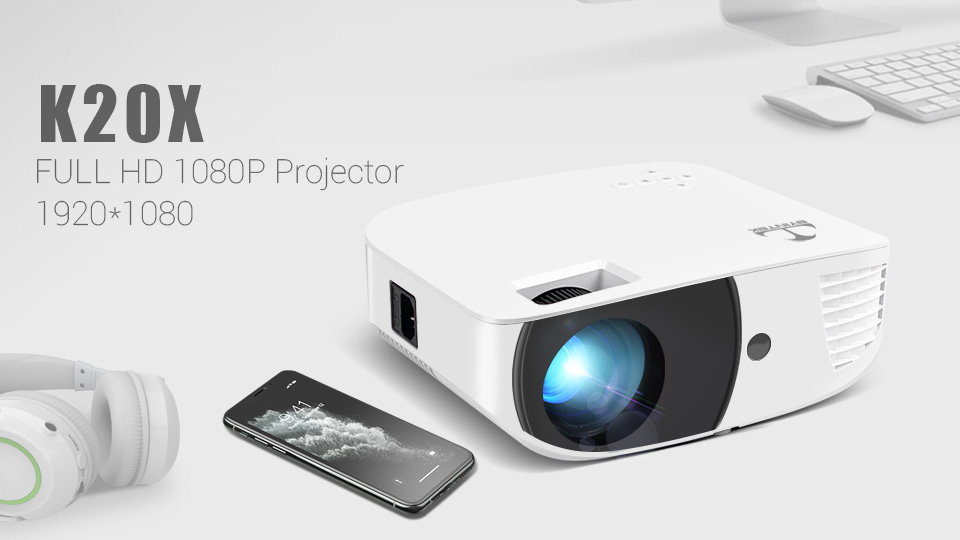 BYINTEK K20X Full HD 1080p Smart LED Home Theater Projector