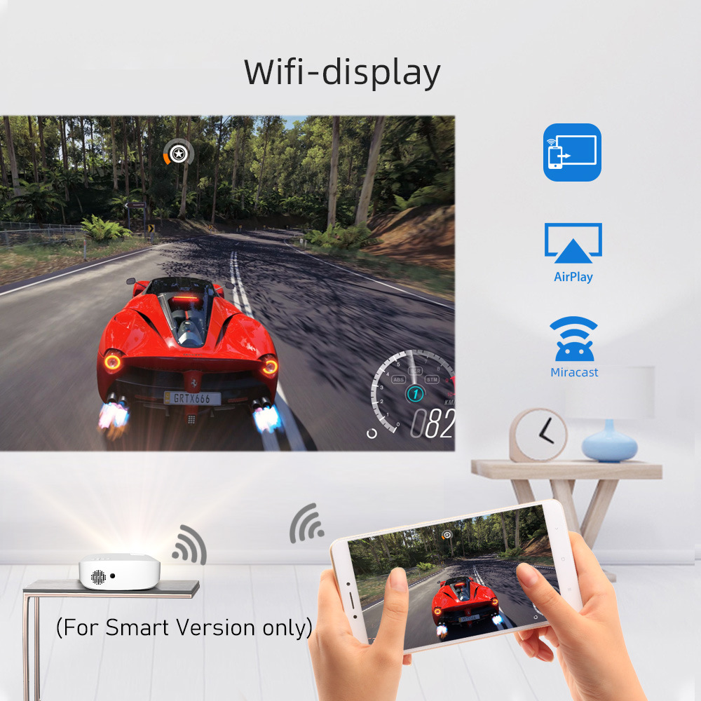 BYINTEK K20X Full HD 1080p Smart LED Home Theater Projector