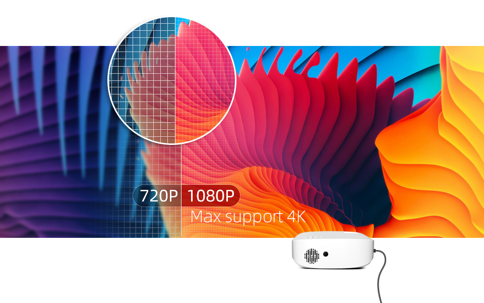 BYINTEK K20X Full HD 1080p Smart LED Home Theater Projector