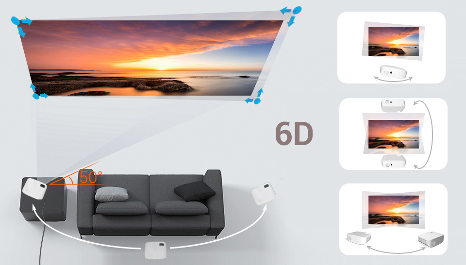 BYINTEK K20X Full HD 1080p Smart LED Home Theater Projector