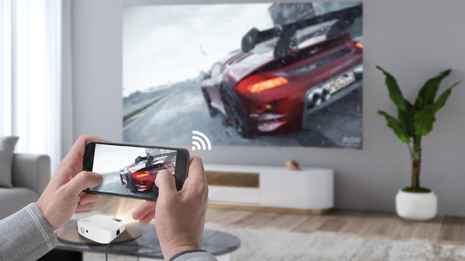 BYINTEK K20X Full HD 1080p Smart LED Home Theater Projector