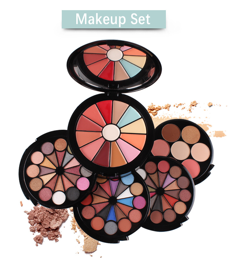 MISSROSE 5-in-1 Beginner eyeshadow Tray Set Color Makeup Box Trim Blush concealer Platter Highlight Stereo view 7