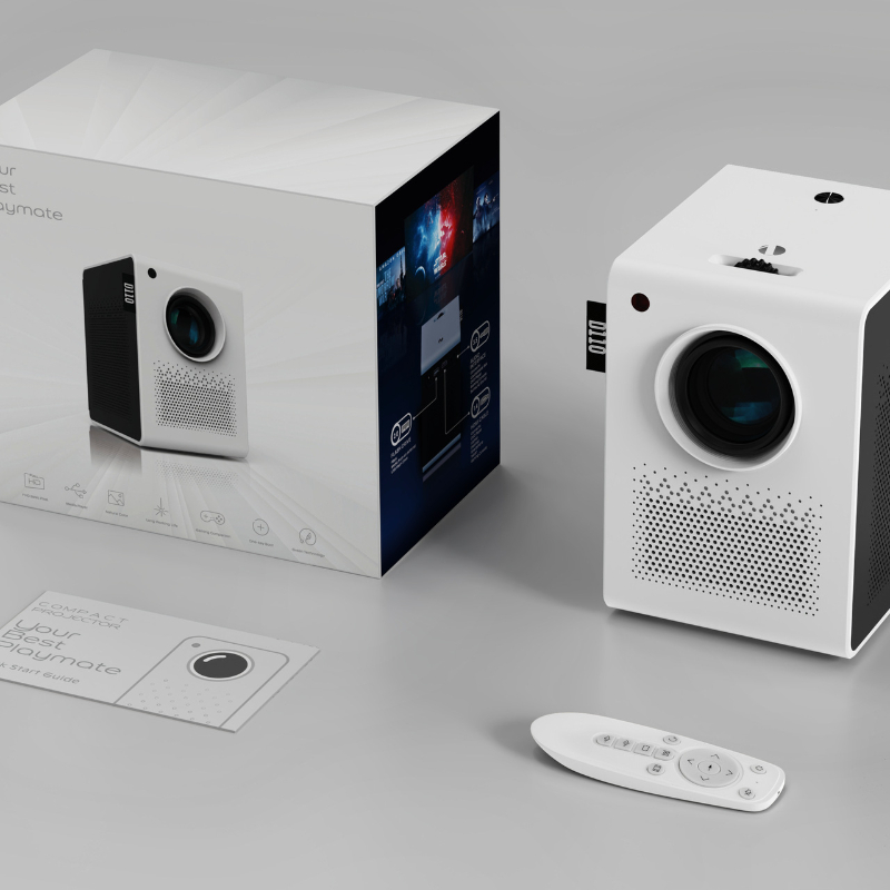 2022 New 1080P ultra clear Cross Border home mini portable projector Mobile wifi wireless projector
