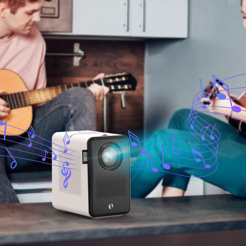 2022 new 1080P ultra clear home mini portable projector Mobile wifi wireless office projector