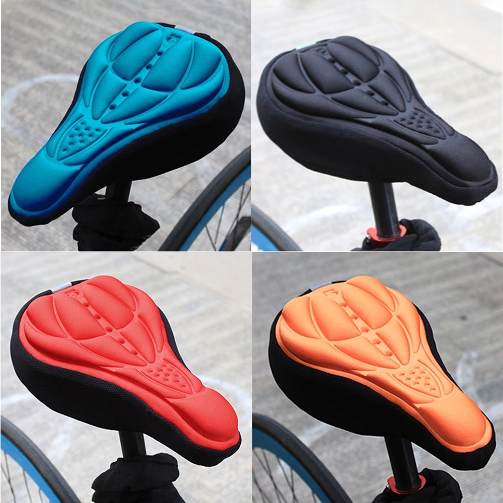 Mountain Bike Cycling 3D Pad Bicycle Soft Saddle Seat Cover Bike Cushion  Bicycle Accessorie