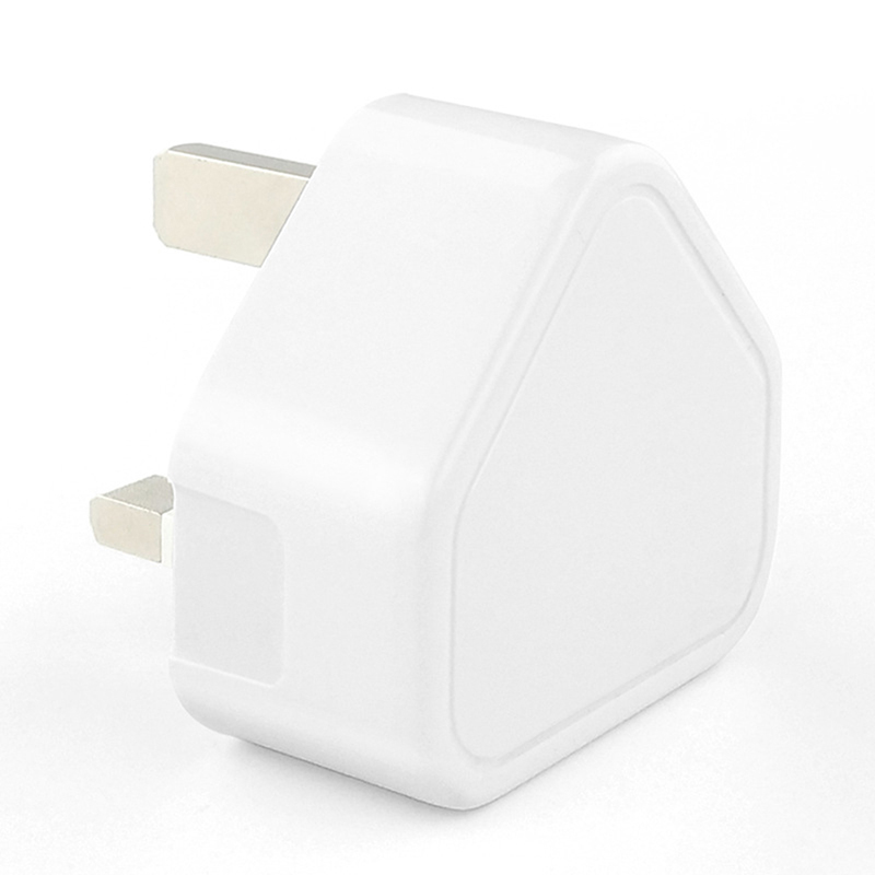 High quality UK Plug Mains Wall USB 3 Pin Power Adaptor Charger For Mobile Cell Phone Tablet