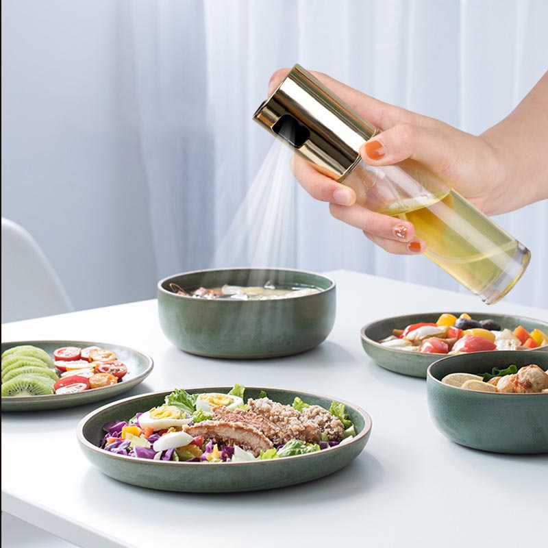 3pcs Spray Bottle Oil Sprayer Pot 100ml Barbecue Cooking Tool Can Pot Kitchen Tool ABS Olive Pump