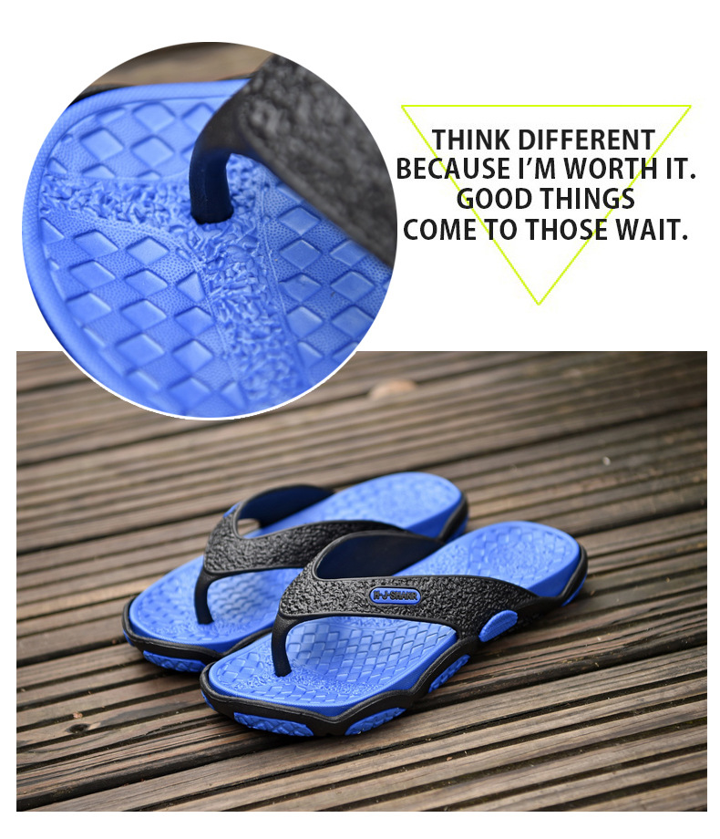 Summer New Men's Clip-toed Slippers Casual Men's Outdoor Non-slip Beach Shoes Indoor Slippers Men