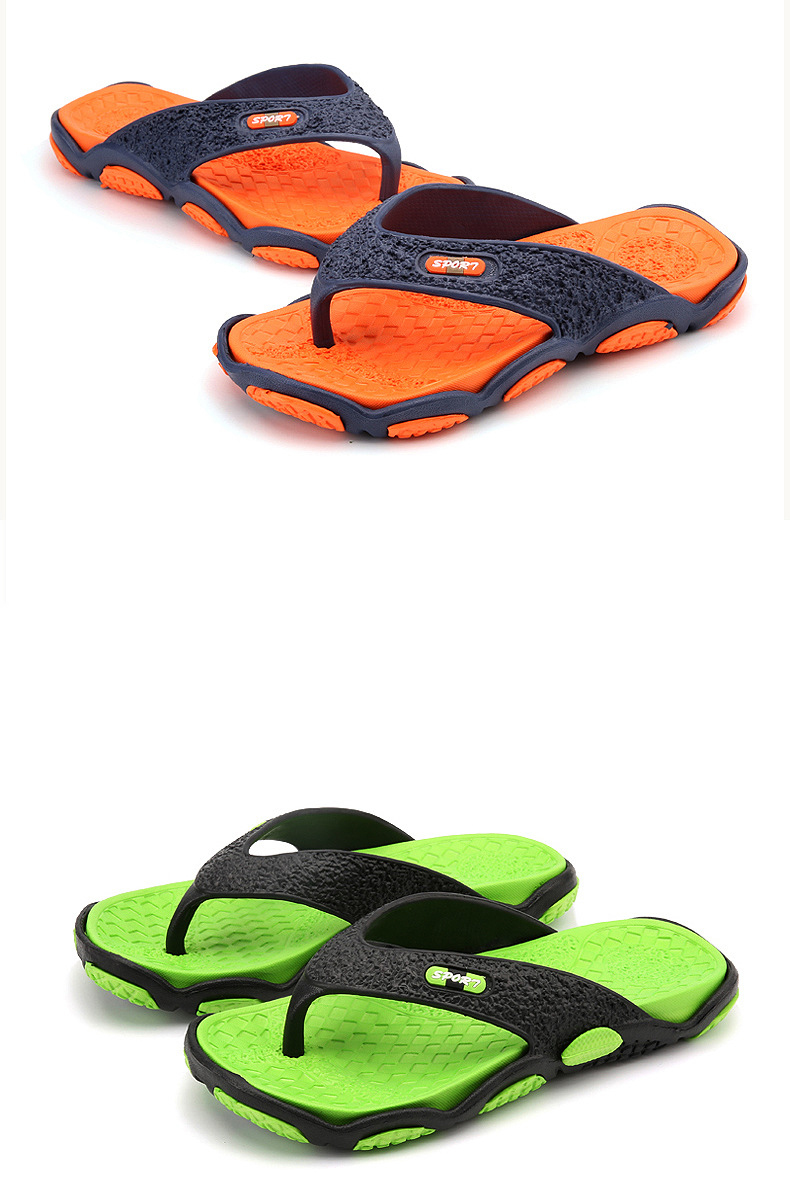 Summer New Men's Clip-toed Slippers Casual Men's Outdoor Non-slip Beach Shoes Indoor Slippers Men