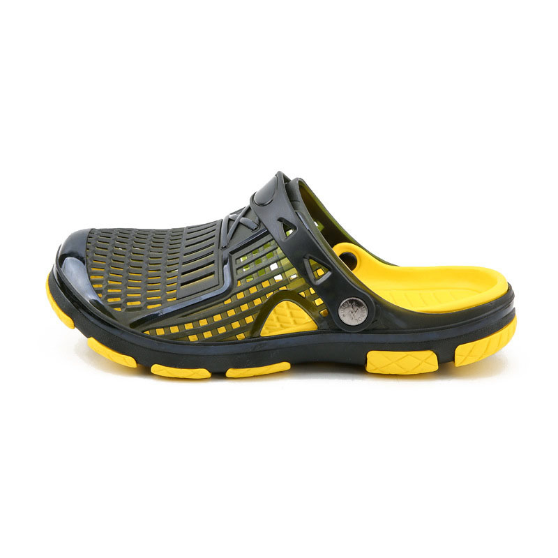 Sandals and Slippers Non-Slip Wear-Resistant Large Size Hole Shoes Men's Summer New Jelly Hollow.