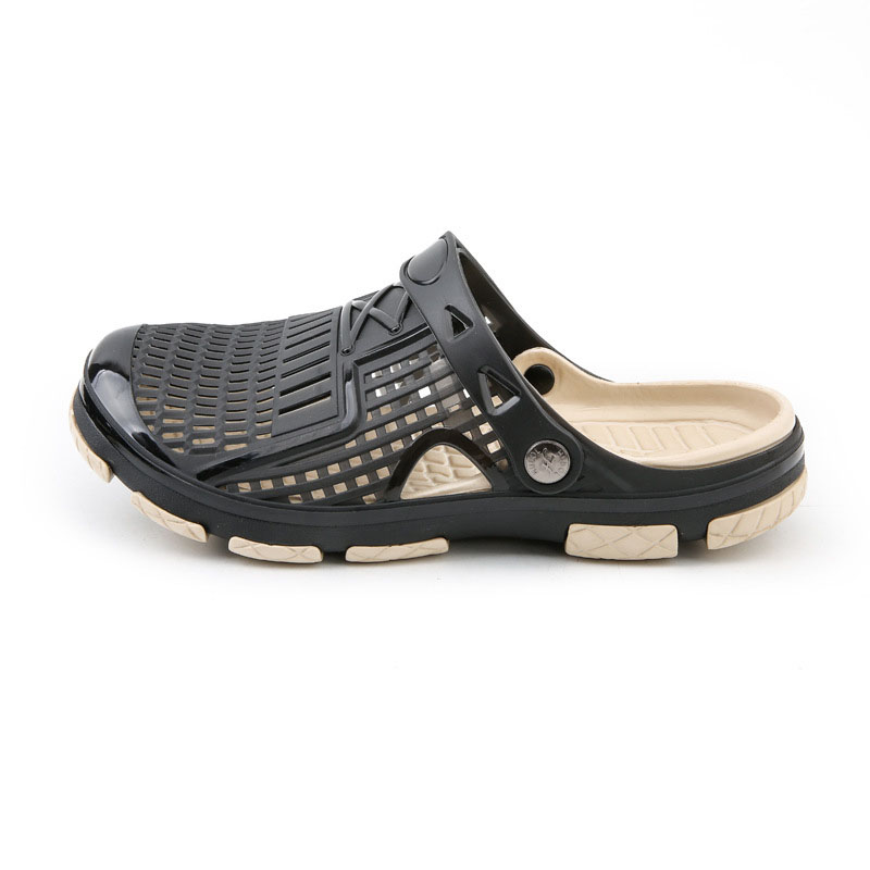 Sandals and Slippers Non-Slip Wear-Resistant Large Size Hole Shoes Men's Summer New Jelly Hollow.