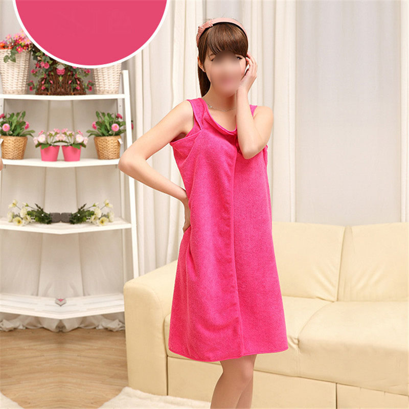 Bathroom Women Microfiber Bath Towels for Adults Wearable Beach Towel Bath Wrap Towel Bath Gown