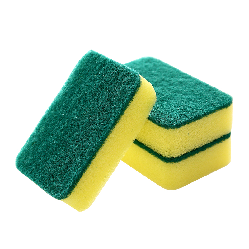 Double-Sided Strong Decontamination Sponge Cleaning Wipe Magic Mop Scouring Pad Kitchen Dish Brush